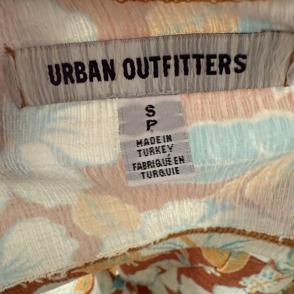 Urban Outfitters Floral Halter Top With Wrap Tie Back - S - Picture 5 of 6